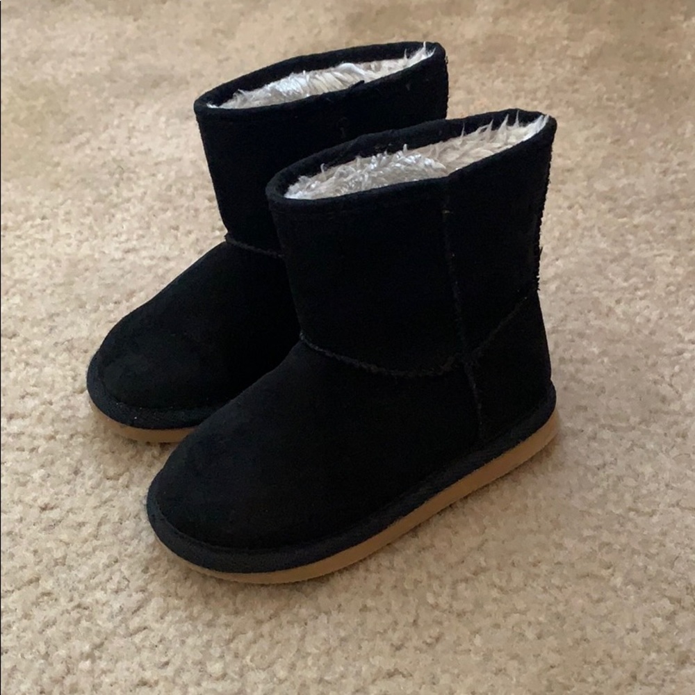 Toddler Black Boots
